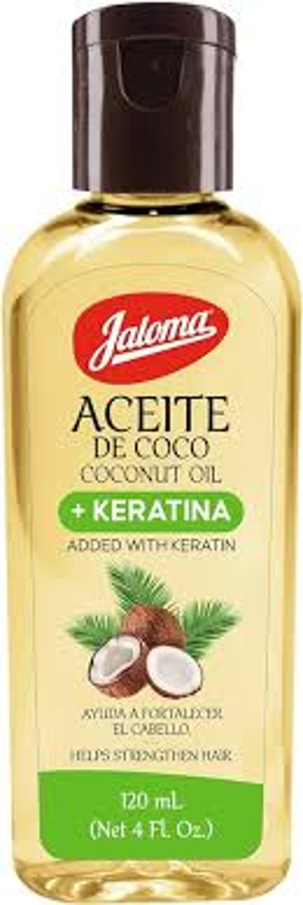 ACEITE DE COCO COCONUT OIL KERATINA 120ML JALOMA