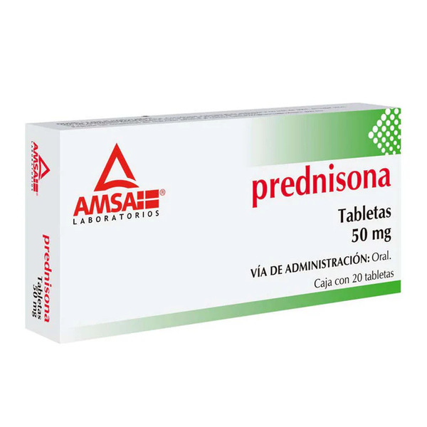 PREDNISONA 50MG TABS AMSA C/20