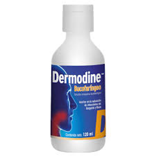 DERMODINE YODOPOVIDONA 8G C/120ML BUCOFARINGEO