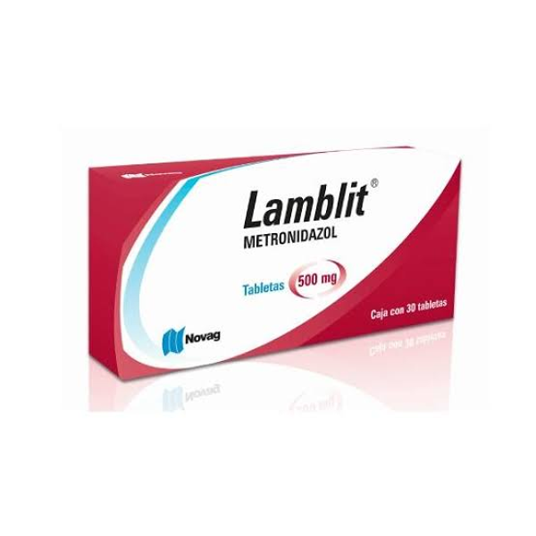 LAMBLIT TABS METRONIDAZOL 500.00 MG