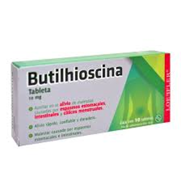 BROMURO DE BUTILHIOSCINA 10.00 MG TABS. C/10 LOEFFLER