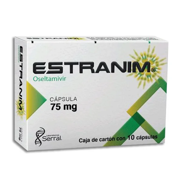 ESTRANIM C/10 OSELTAMIVIR 75.00 MG