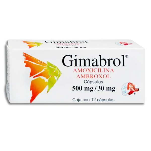 GIMABROL TABS (AMBROXOL 30.00 MG AMOXICILINA 500.00 MG)