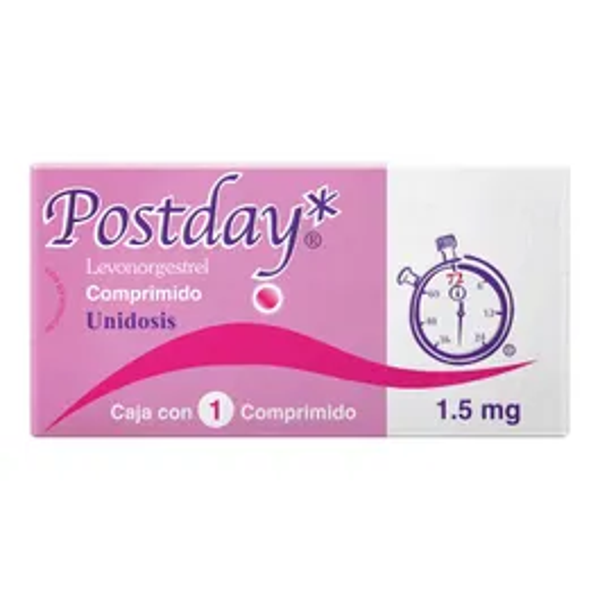 POSTDAY LEVONORGESTRELL 1.5  MG UNIDOSIS