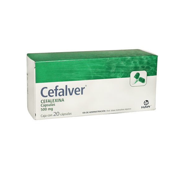 CEFALVER (CEFALEXINA 500MG) 20CAPS