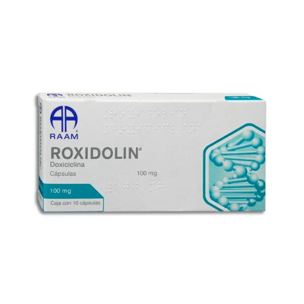 ROXIDOLIN (DOXICICLINA 100MG) 10CAPS