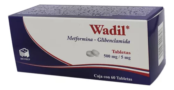 WADIL (METFORMINA/GLIBENCLAMIDA 500MG/5MG) 30TABS