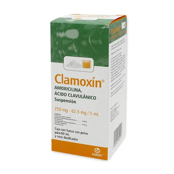 CLAMOXIN SUSP (AMOXICILINA 250MG/AC. CLAVULANICO 62.5MG)