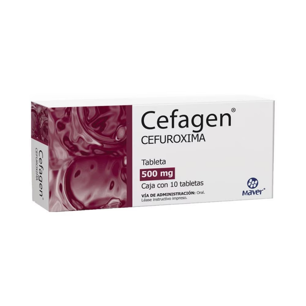 CEFAGEN TABS (CEFUROXIMA 500MG) C/10
