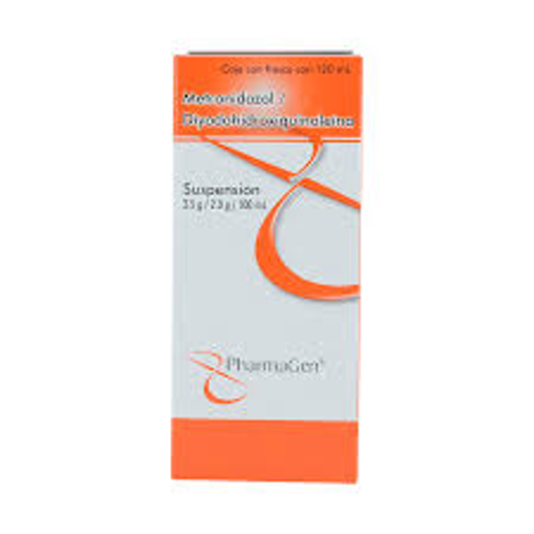 METRONIDAZOL 2.5G /DIYODOHIDROXIQUINOLEINA 2.0G SUSP PHARMAGEN