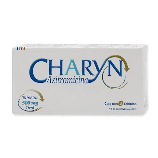 CHARYN TABS (AZITROMICINA 500MG) C/3