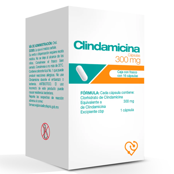 CLINDAMICINA 300MG CAPS ULTRA C/16