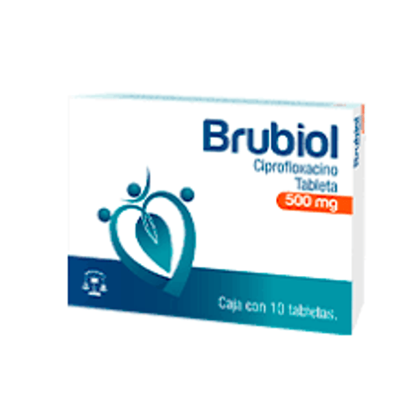 BRUBIOL TABS. CIPROFLOXACINO 500.00 MG C/10
