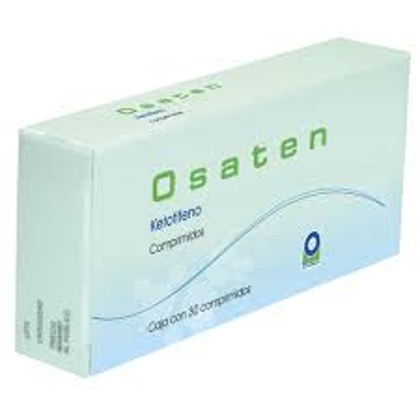 OSATEN KETOTIFENO 1.00 MG COMPRIMIDOS C/30