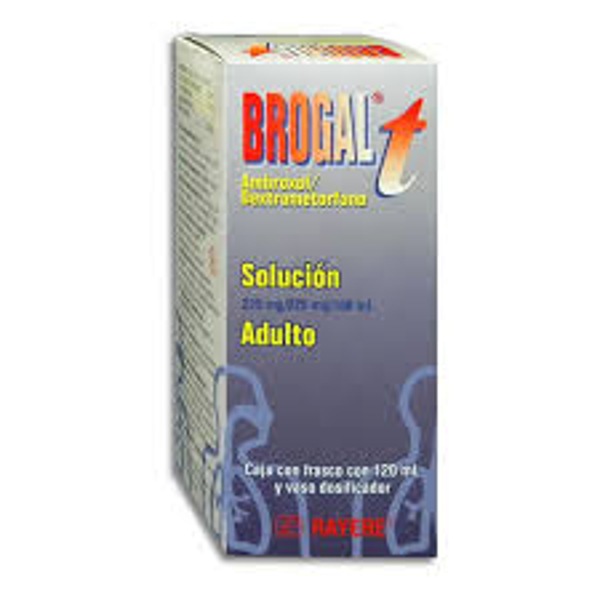 BROGAL T SOLUCION AMBROXOL 11.25 MG DEXTROMETORFANO 11.25 MG 1120ML