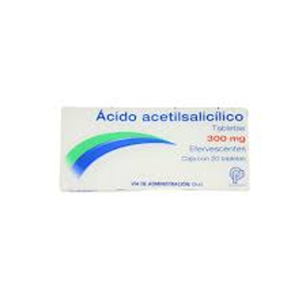 ACIDO ACETILSALICILICO 300.00 MG TABS EFERVECENTES PSICOFAARMA