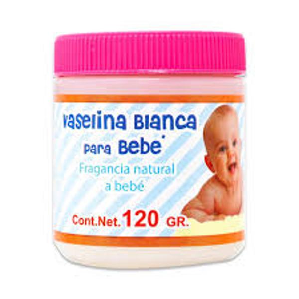 VASELINA BLANCA PARA BEBE FRAGANCIA NATURAL A BEBE 120 GR