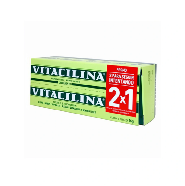VITACILINA 16 GRS CREMA 2X1