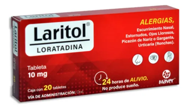 LARITOL TABS (LORATADINA 10MG C/20)