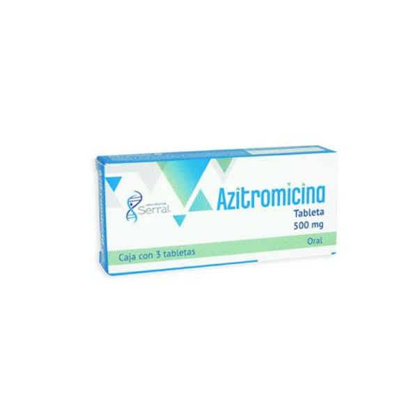 AZITROMICINA 500.00 MG SERRAL C/3