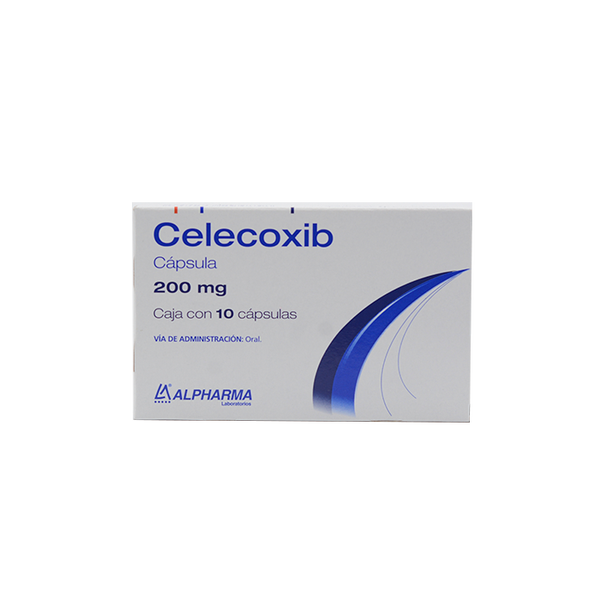 CELECOXIB 200.00 MG ALPHARMA C/10