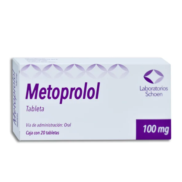 METOPROLOL 100.00 MG LABORATORIOS SCHOEN C/20