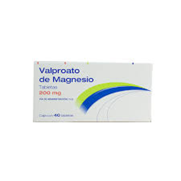 VALPROATO DE MAGNESIO 200.00 MG TABS. C/40 PSICOFARMA