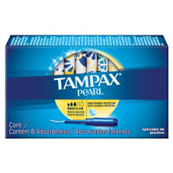 TAMPAX PEARL TAMPONES FLUJO REGULAR C/8