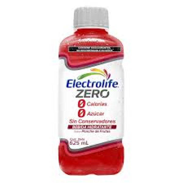ELECTROLIFE ZERO PONCHE DE FRUTAS (ELECTROLITOS ORALES) 625ML SOL