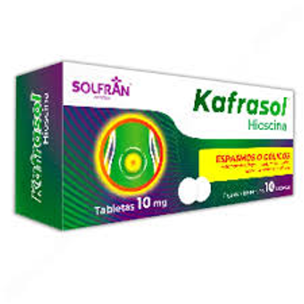 KAFRASOL HIOSCINA 10MG C10TABS