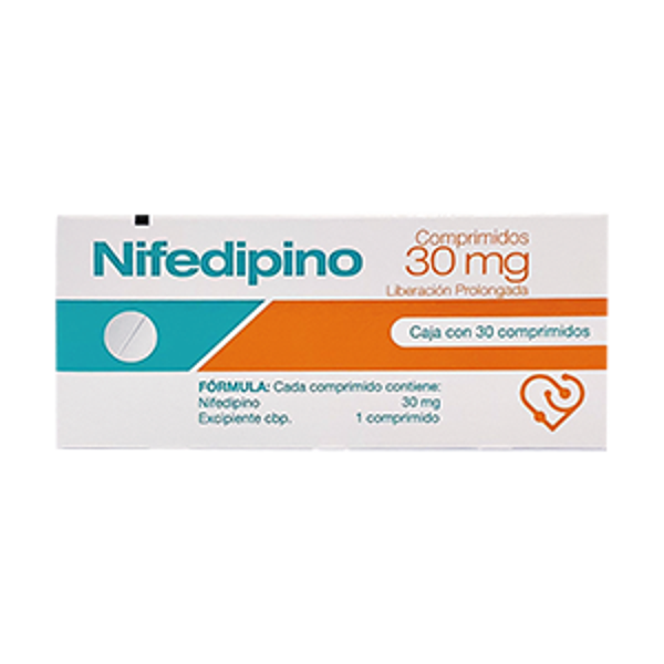 NIFEDIPINO 30MG TABS. ULTRA VERDE C/30