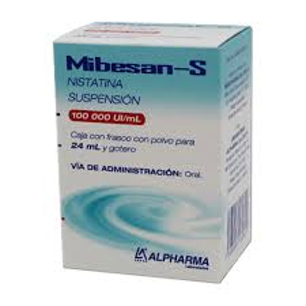 MIBESAN-S NISTATINA 100000UL/ML  SUSPENCION 24ML ALPHARMA