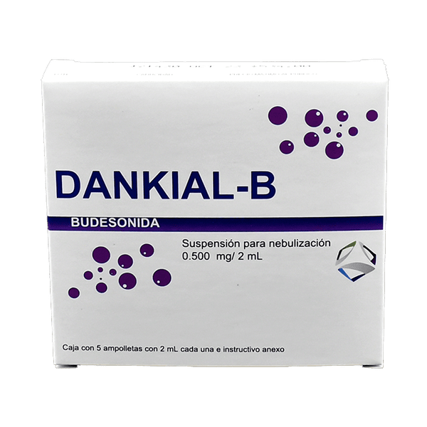 DANKIAL-B BUDESONIDA SUSPENCION PARA NEBULIZAR 0.500MG/2ML
