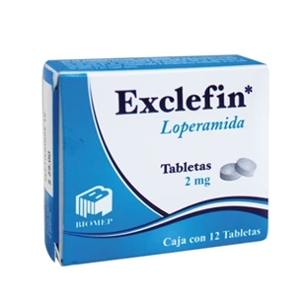 EXCLEFIN TABS (LOPERAMIDA 2MG)