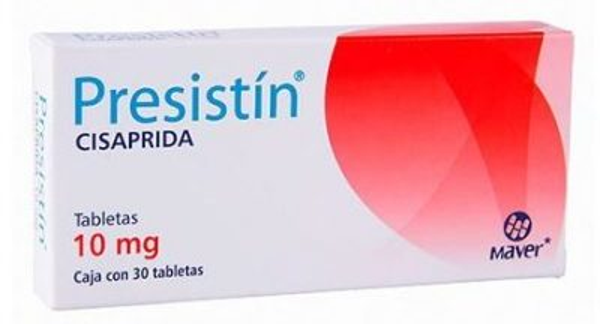 PRESISTÍN TABS. CISAPRIDA 10.00 MG C/30