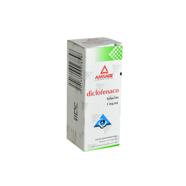 DICLOFENACO SODICO 1.00 MG SOL. OFTALMIC AMSA
