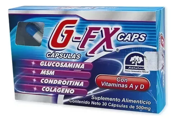G-FX CAPS (GLUCOSAMINA/MSM/CONDROITIINA/COLAGENO/VIT A Y D) C/30