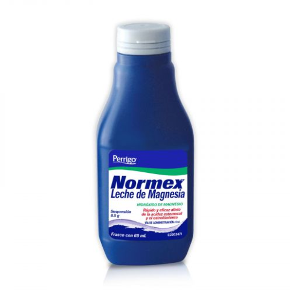 NORMEX SUSP (LECHE DE MAGNESIA HIDROXIDO DE MAGNESIO 8.5G) 60 ML