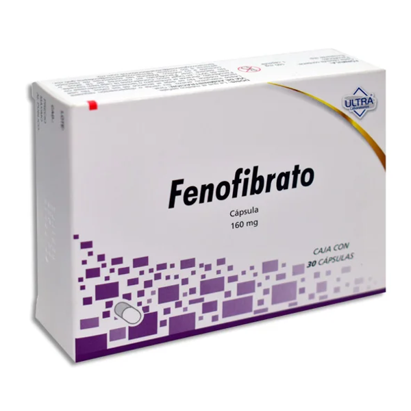 FENOFIBRATO CAPSULAS 160MG ULTRA
