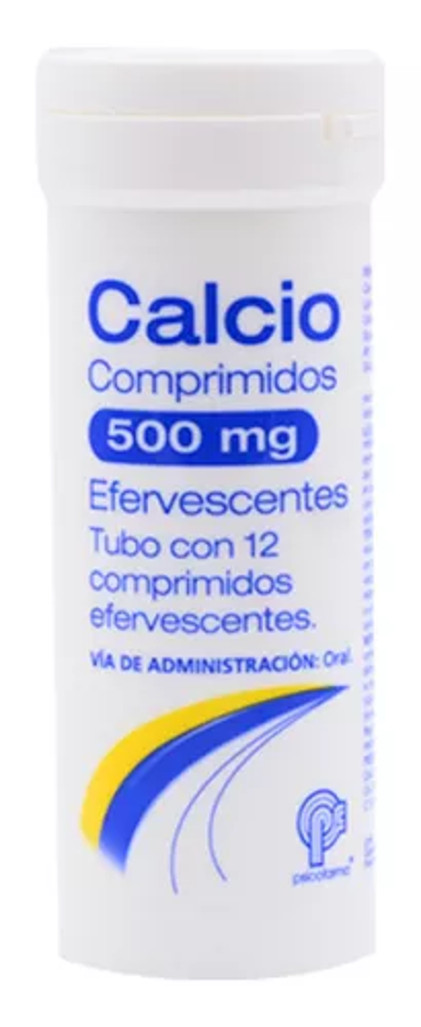 CALCIO 500MG COMPRIMIDOS EFERVESCENTES C/12 PSICOFARMA