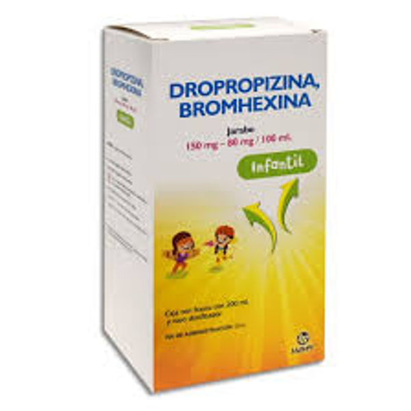 DROPROPIZINA/BROMHEXINA JARABE INFANTIL 150MG/80MG/100ML MAVER