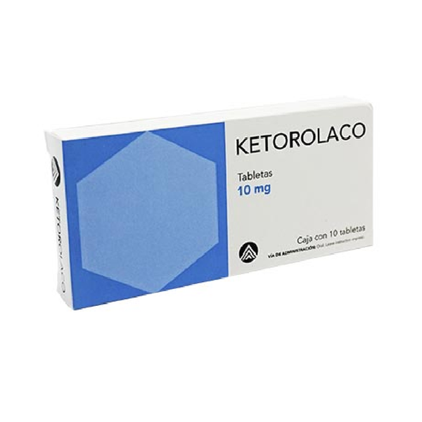 KETOROLACO 10MG TABS  C/10 MEDIGEN