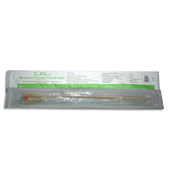 SONDA FOLEY DE LATEX CALIBRE 16FR 1 PZA SENSI MEDICAL