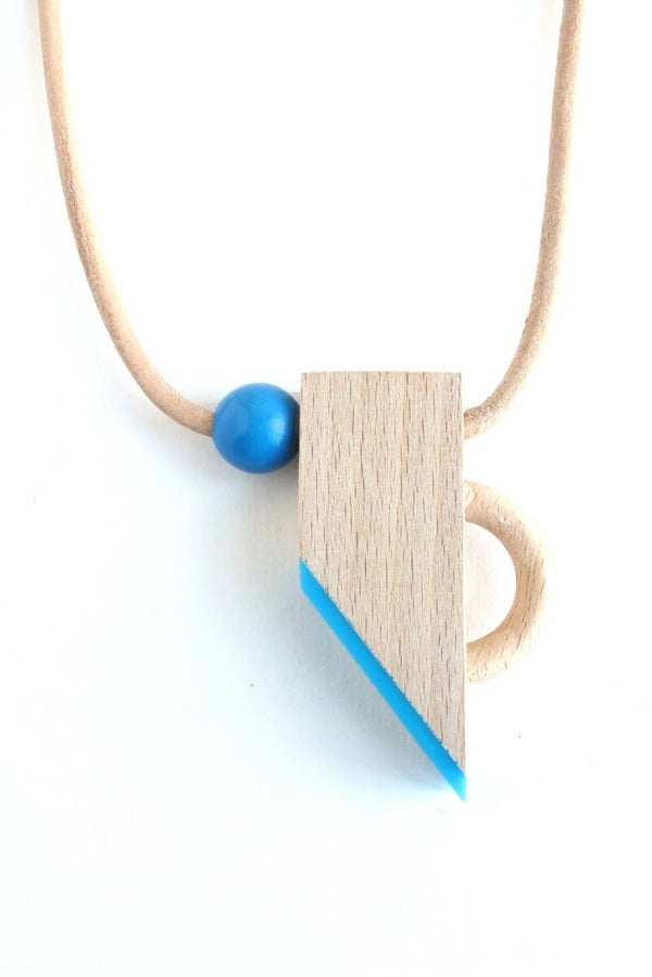 Ketting acrylaat en beukenhout K20-57