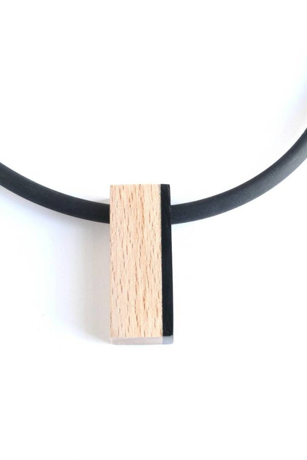 Ketting acrylaat, beukenhout en rubber K20-56