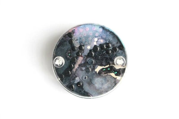 Broche hout en acrylaat B20-9