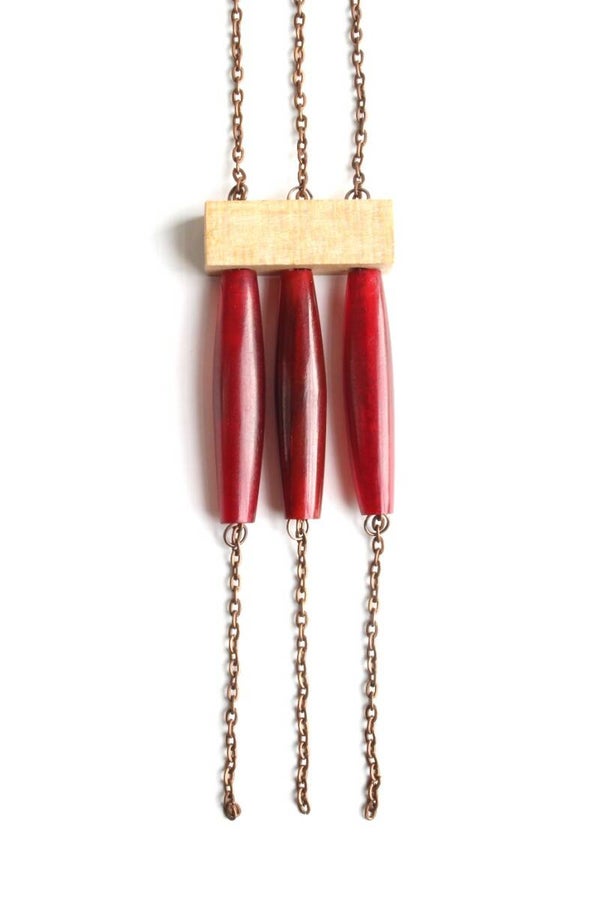 Ketting beukenhout en hoorn K20-73