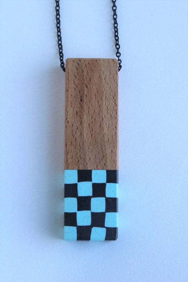 Ketting polymeerklei en beukenhout K20-25