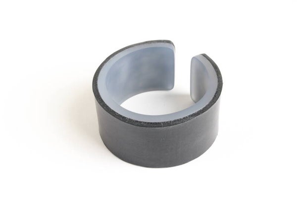 Armband acrylaat en leer A20-15