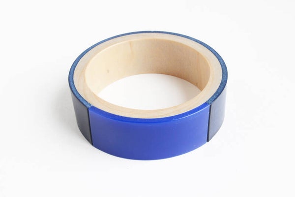 Armband hout, leer, acrylaat A20-21